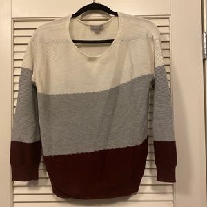 Tarley Color Block Pullover Sweater